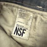 Y2K Vintage NSF | Distressed Glen Plaid Slim Pleated Front Ankle Length Pants 8 Gray Photo 6