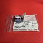 Bomb Party RBP8239 “Wide Eyed Gaze” Fluorite / Quartz on Hematite Sz 10 Ring NWT Silver Photo 4