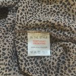 In The Style  Plus x Olivia Bowen milkmaid maxi dress in brown leopard print Photo 5