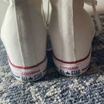 Converse  Women's White High-Top Sneakers with Red Trim Photo 5