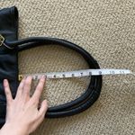 A.P.C. Vintage Black Shoulder Bag Genuine Leather Handbag Pockets Like New Photo 5