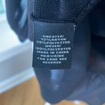 Verve Ami  Black Knit Top Peplum Blouse Ruffle Hem Size Small Photo 4