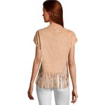 Romeo + Juliet Couture Boho Faux Suede Fringe Top Size Medium New with tags! Photo 1