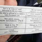 Vince OVERSIZED LONG-LINE CREPE COAT IN NAVY Oversized Size Small Slightly Puff Photo 5