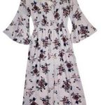 Haute Monde Jumpsuit Size 1X Floral wide Leg Elastic waist Long Sleeve NWT Photo 0