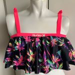 Hurley XL two piece ruffle top bikini swimsuit Photo 1