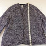 Jones New York Cardigan Sz Large Sweater Open Button Casual Trendy Modern Boho Photo 12