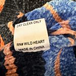 Woven Heart  Women's Striped Sweater in Red, Blue, and Black Photo 7