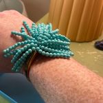 Anthropologie  Turquoise Beaded Bracelet Photo 1