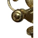 MCM Sorrento 12k Gold White Flower Screw Back Earrings & Pendent Vintage Set Photo 9