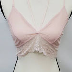 Revolve LA Made Lace‎ Bralette (NWT) Pink Size L Photo 0