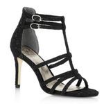 Adrianna Papell  Adara black gaugin lace high heels size 9.5m Photo 0