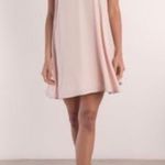Tobi Dress Womens Medium Pink V Neck Shift Slip Line Stretch Mini Photo 1