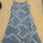 LA Hearts Blue Patterned Women's Dress Photo 0