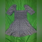 Wilfred  Navy and White Floral Babydoll Dress size Medium Photo 1