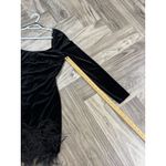 City Studio Juniors 7 Long sleeve Velvet Dress Color Black Size undefined Photo 4