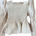 Topshop  Shirred Satin Blouse Photo 2