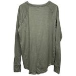 We The Free People Oversized T-Shirt Sz M Lagenlook Tunic Green Boho Long Sleeve Photo 1