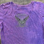Harley Davidson Reel Brothers Wisconsin Women’s Purple Short Sleeve T Photo 4