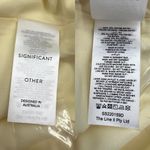 Anthropologie Significant Other Jacy Dress Pale Butter Yellow Satin Fairy Kei Photo 7