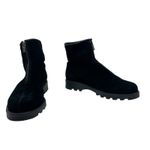 La Canadienne Tiana Boots Booties Suede Zip Front Black Size US 7.5 Photo 4