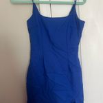 super down royal blue mini dress Photo 0