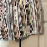 kiss & cry Multicolored Striped Drawstring Waistband Shorts Medium M Photo 11