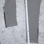 Betabrand Medium Long Skinny Leg Pencil Dress Pants Yoga Catstooth Black White Photo 9