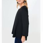 Pomander Place NWT Tuckernuck Bedford Top XXL Black Long Sleeve Dressy Photo 1