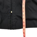 Cole Haan Packable Raincoat Women XS Black Hooded Drawstring Feminine Whimsygoth Photo 11