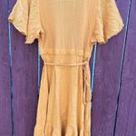 Cleobella Maxine Embroidered Dress Yellow Citrine Size Xsmall Photo 9