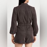 Alice + Olivia  Kota Utility Long Sleeve Shorts Romper Snap Front Women’s 4 Photo 7