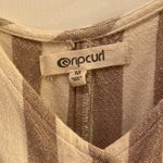 Rip Curl  Beige and Brown Striped Top Photo 1