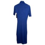 Lulus NWT Coffee Date Turtleneck Midi Sweater Dress in Royal Blue Size Medium Photo 4