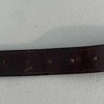 Vineyard Vines Leather Canvas Fabric Red Fish Print Classic Preppy Belt Size 30 Photo 5