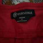 Versona  Red Modern Dress Pants Photo 3