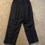 Talbots Vtg  Pants Womens Sz 10 Petite Black Pull On Business Casual Straight Leg Photo 2