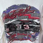 Dale Earnhardt 3 Racing Long Sleeve Tee Vintage Large 7 Time Winston Champion White Photo 1