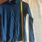 Iguana Merino Wool Quarter Zip Pullover Sweatshirt Thumbholes Teal Blue Size‎ XS Photo 7