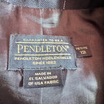 Pendleton  Wool Plaid Blazer Size 12P Photo 2
