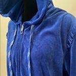 Blue Hooded Women's Jacket electric blue vintage retro 80’s looks xl Photo 1