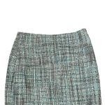 Liz Claiborne ‎ Pencil Skirt Size 4 Blue Green Lined Womens Acrylic Cotton 29X21 Photo 1