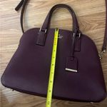 Kate Spade  Burgundy Satchel Handbag Photo 5