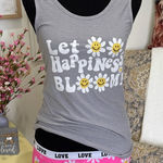 Gray and White Daisy Pajama Set Size undefined Photo 0