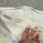 Levi's Levi’s Premium Women’s Ribcage Denim Mini Skirt Rainbow Embroidered in Ecru 29 Photo 9