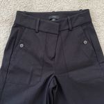 J.Crew  Petite Sydney Wide-leg Pant in bi-stretch cotton blend - Black - 2P Photo 4