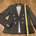Veronica Beard  Pinstripe Beacon Dickey Jacket linen cotton blazer size 0 Photo 15
