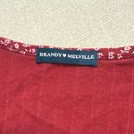 Brandy Melville Red Floral Crop Top Photo 1