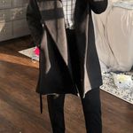 Ann Taylor  Black Dress Coat W/Shawl Lapels Photo 7