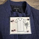 LAFAYETTE 148 Vest Full Zip Quilted New Wool Blue Cinch Waist Size 8 Women’s Photo 3